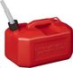ProPlus Jerrycan 10L Plastique Rouge Inclusief Tapkraantje UN-gekeurd
