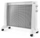 OEM Paneelverwarming 1600 Watt, 3 warmtestanden, thermostaat, wielen, wit