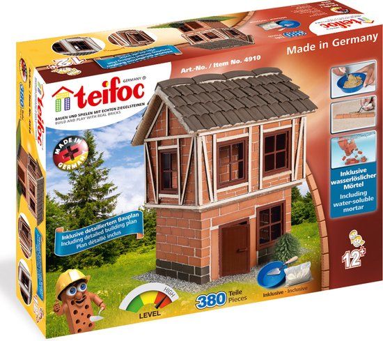 Eitech Teifoc 4910 stenen bouwdoos - groot vakwerkhuis, multicolor