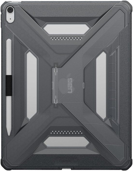 Urban Armor Gear UAG Scout Plus Backcover met stand voor de Apple iPad Air 13 inch (2026) M4 / (2025) M3 / (2024) M2 - Ash