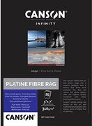 Canson Infinity Platine Fibre Rag fotopapier, 12,7 x 17,8 cm, 25 vellen, 310 g