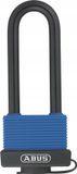 ABUS 70IB/50 HB80 Messing Hangslot met Kunststof Coating - Blauw