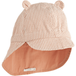 Liewood Chapeau seersucker réversible Gorm pour Enfants avec oreilles - Y/D Stripe Tuscany Rose / Sandy - 3-4 ans