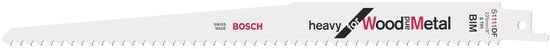 Bosch - Reciprozaagblad S 1111 DF Heavy for Wood and Metal - 2 stuks