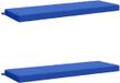 vidaXL - 2-delige Bankkussens SOEST - 100% Polyester - Koninklijk Blauw