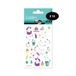 MY MANDARINE CY120Cpack - 3D Stickers Cooky - PAK MET 10 vellen 12x8 cm - 240 stickers - EENHOORNS