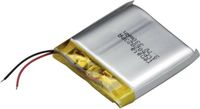 Renata ICP602823PA Batterie rechargeable spéciale Prismatique Câble LiPo 3,7 V 350 mAh