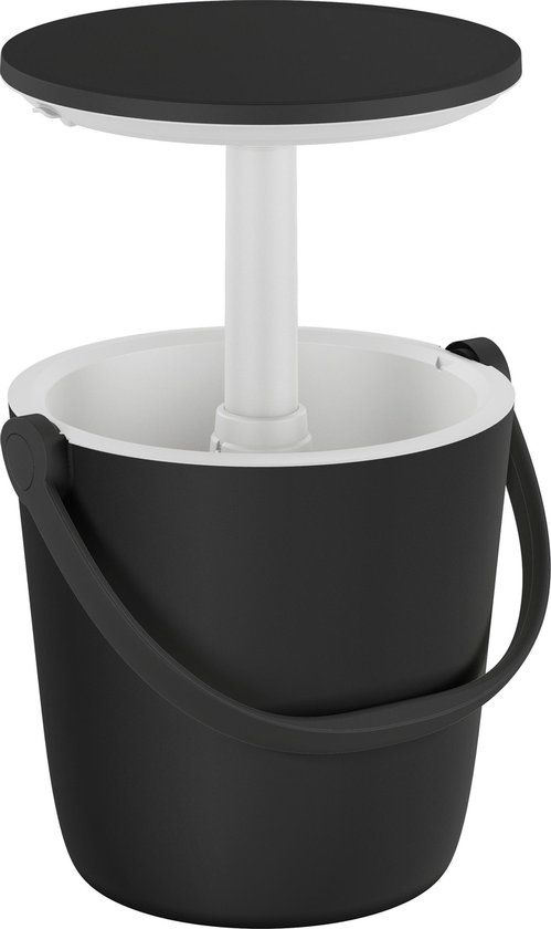 Keter Go Bar Bijzet Tuintafel - 38x38x37,5cm - Antraciet