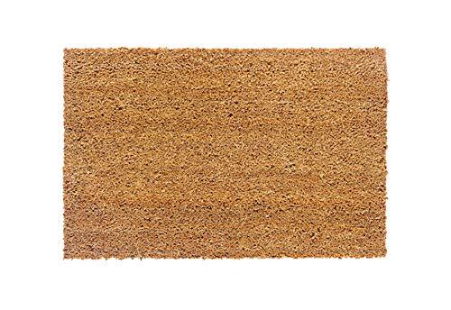 Carpido Anti-slip kokosmat - antibacteriële deurmat voor overdekte buitenruimte - duurzame natuurlijke vezels - 100% kokos - 50 x 80 cm - natuur