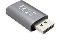VALUE DisplayPort - USB-C adapter | 8K 60Hz | bi-directioneel | grijs