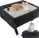 Benza Ibenzoa® Compacte en Duurzame Opvouwbare Reistoilet voor Katten - Zwart
