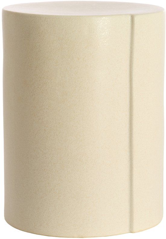Light & Living Bijzettafel Chulilla - Keramiek - Beige/Creme/Wit - 33 x 44 x 33 cm