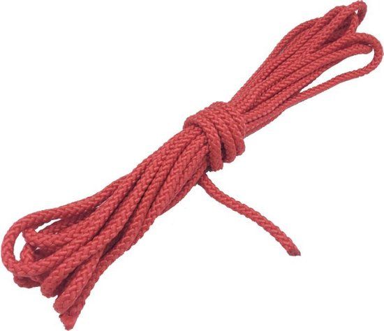 Springtouw - 10 Meter - Rood - Polypropyleen