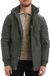 Gabbiano Long Canvas Parka Winterjas Heren - Grijs - Maat L