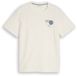 Tom Tailor - T-shirt met borduursel - Maat XXXL - Gardenia White