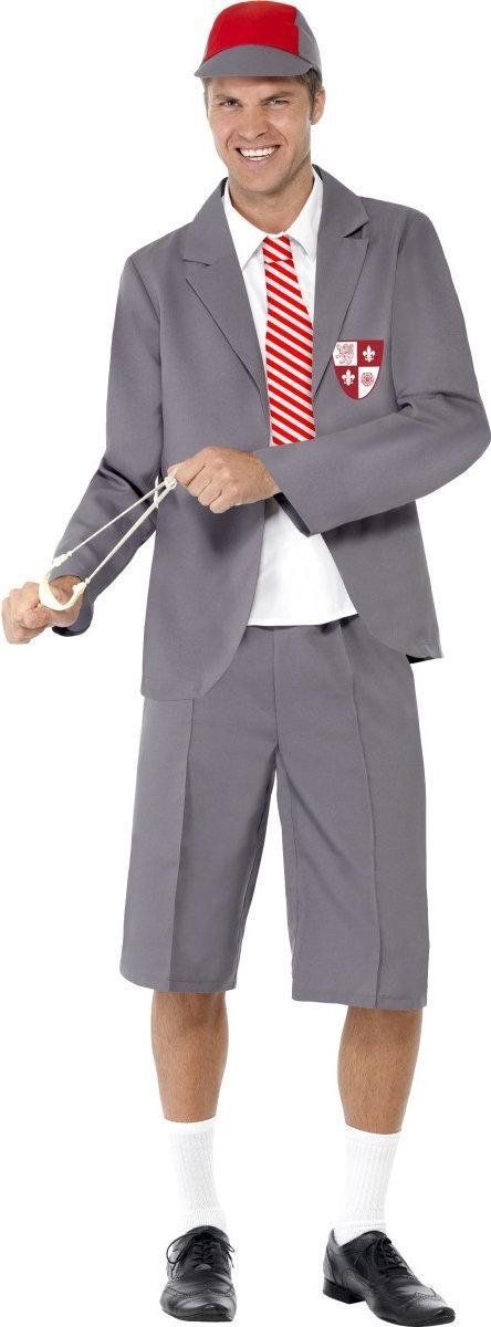 Smiffys Schoolboy Costume - Grey - Polyester - EAN: 5020570833476