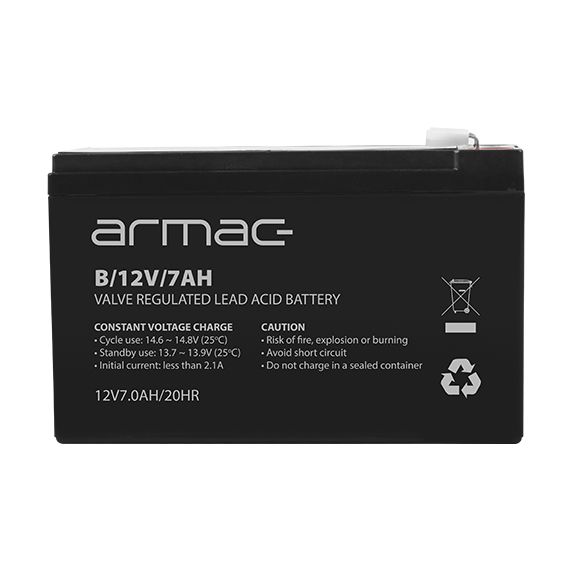 Armac B/12V/7AH UPS Battery - 7Ah, 12V, Sealed Lead Acid