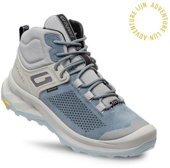 Grisport Discovery Mid Wandelschoen - Dames leren lage wandelschoenen - Lichtblauw