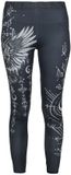 Black Premium by EMP Zwarte Leggings met All-over Vogelprint - Dames - S