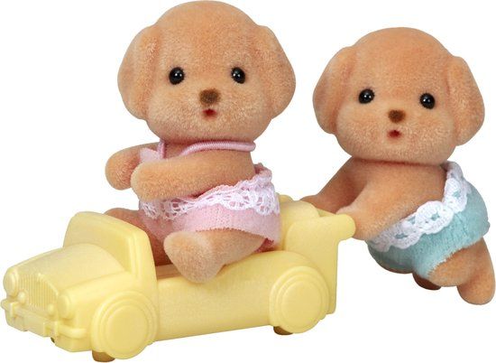 Sylvanian Families 5425 Tweeling Poedel - Speelfiguren - 3+ jaar