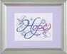 Design Works Hope Cross Stitch Kit, meerkleurig