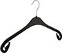 De Kledinghanger Gigant - Cintre - Adultes - NA43 - 120 Pièces - Cintre pour chemisier - Cintre pour chemise - Plastique - Noir - Encoches pour jupe - 43 cm