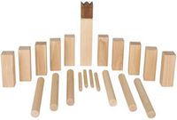 Goki Kubb Houten Vang- en Werpspel Multikleur