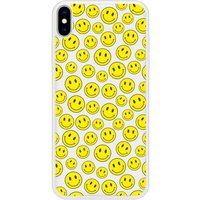 iPhone XS Max Smiley Bedrukt Siliconen Hoesje
