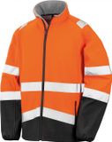 Regatta Printable Safety Softshell Jacket RT450 - Fluorescent Orange/Black - M