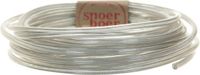 Salcavi Industrie Rol 100m - Câble en plastique rond - Transparent - 2x0,75 - Argent