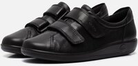 ECCO Soft 2.0 Instappers Dames Zwart Maat 40 - 206513 - Black Feather/Black Sole