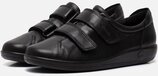 ECCO Soft 2.0 Instappers Dames Zwart Maat 40 - 206513 - Black Feather/Black Sole