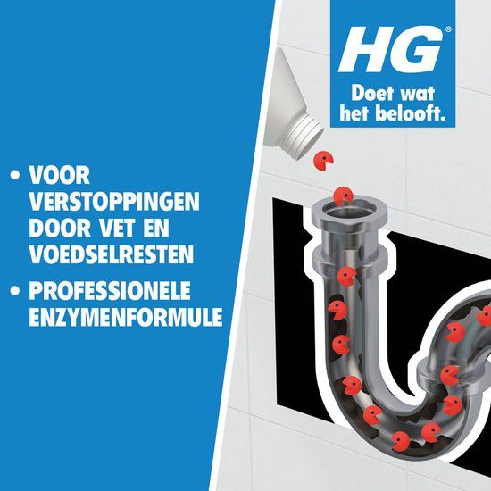 HG Keukenontstopper - 6 x 1 liter - Voordeelverpakking