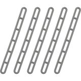 CARTREND 10679 Spanelement voortentladders grijs, 6 vakken voor tenten, luifels, luifels, 5 stuks