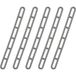 CARTREND 10679 Spanelement voortentladders grijs, 6 vakken voor tenten, luifels, luifels, 5 stuks