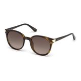 Guess Gu7550 Dames Zonnebril Bruin 52 Vrouw