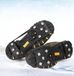 Lumehelbed Handels GmbH 8-dents crampons pour chaussures - Taille L (40-46) chaînes de chaussures universelles antidérapantes