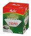 Melitta Mandfilter 90, wit, 250 stuks