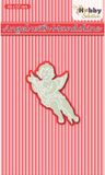 Nellie's Vaessen Creative HSDJ011 - Hobby solutions snijmal Engel met banjo - angel with Mandoline