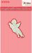 Nellie's Vaessen Creative HSDJ011 - Hobby solutions snijmal Engel met banjo - angel with Mandoline