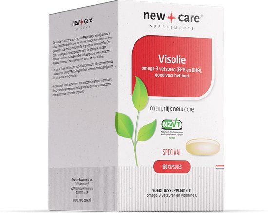 New Care Visolie omega - triglyceriden - 3 vetzuren - 120 capsules - NZVT