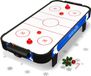 SereneLife Airhockeytafel 102 cm – Geïntegreerde Scoreteller & Puckverdeler – Inclusief Accessoires