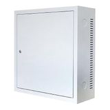 DSIT 3U wandkast met metalen deur 185mm diep wit