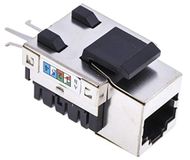 RS PRO Stekker, Cat.6, RJ45 Type Jack, afscherming STP