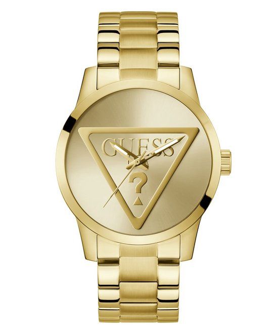 Guess Badge GW0782G1 Horloge - Staal - Goudkleurig - Ø 44 mm
