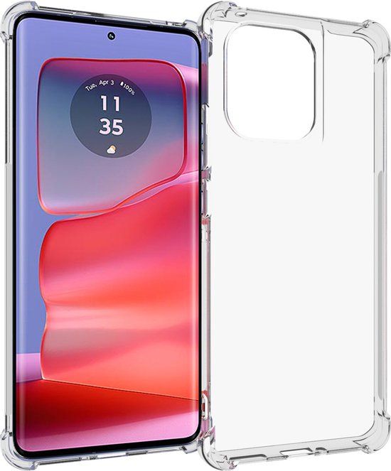 iMoshion Shockproof Case - Motorola Edge 50 Pro - Transparant