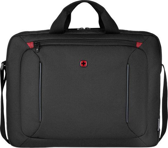 Wenger BQ 16 Inch Laptop Slimcase - Zwart
