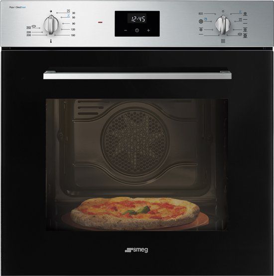 Smeg SF6400S1PZXN oven 65 l Zwart, Gesatineerd staal