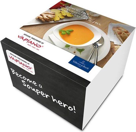 Villeroy & Boch Vapiano Soepkommen - 16 x 18 cm - 2 stuks