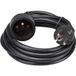 Hobbytech - Rallonge électrique 5 mètres - 3 x 1,5 mm² - 250 V 16 A 3500 W - Noir